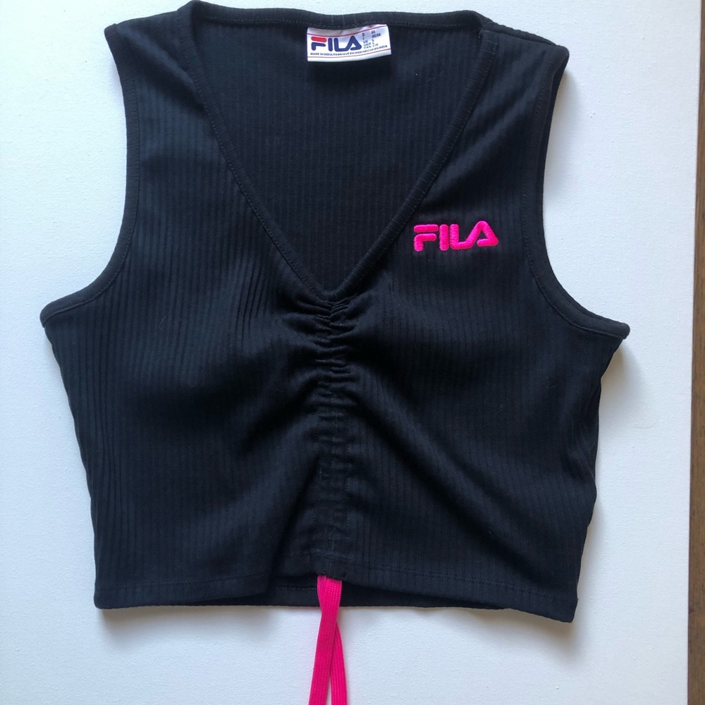 Fila urban outfitters cinched crop top Sale!